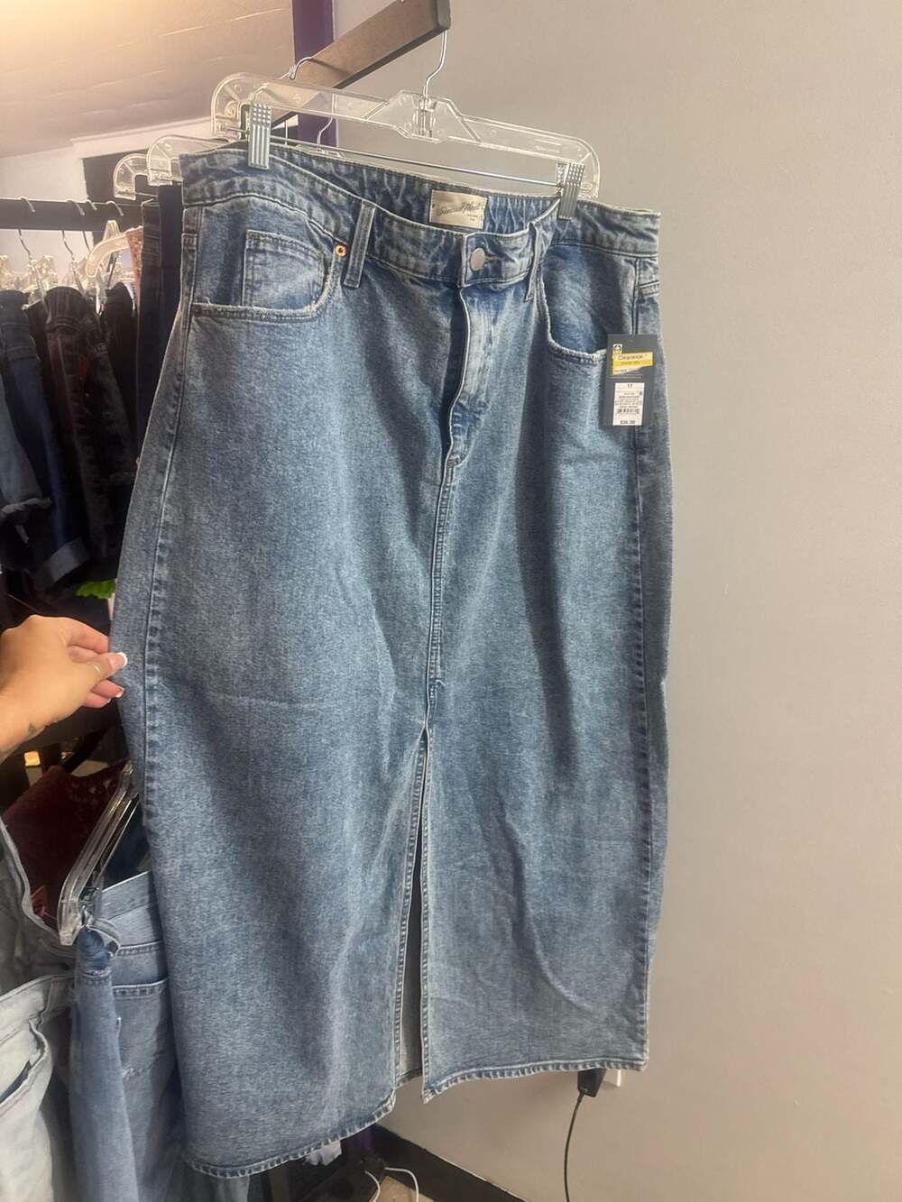 Denim skirt